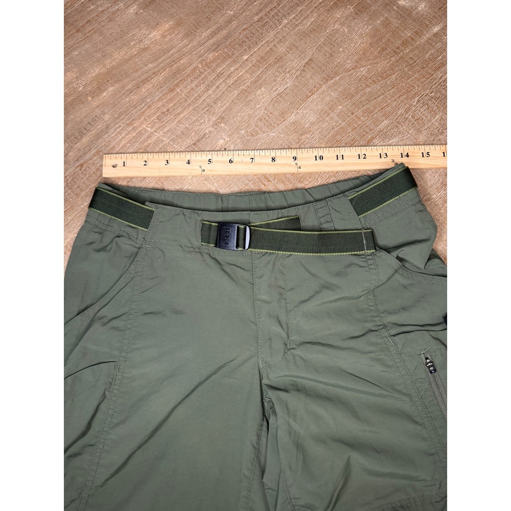 REI Women's 4 Convertible Hiking Pants olive Nylon Lightweight Cargo gorpcore - Picture 7 of 9